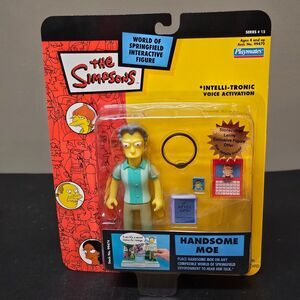 Handsome Moe World of Springfield Simpsons Intelli-tronic Figure 2003 NIP